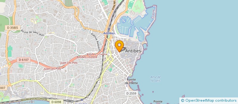 localisation de l'entreprise A.M.R. à ANTIBES