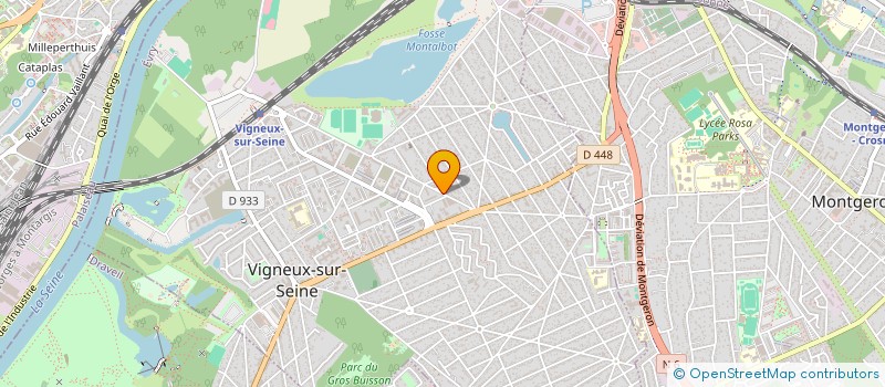 localisation de l'entreprise A.M.R. à VIGNEUX-SUR-SEINE