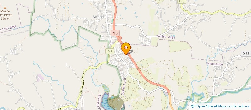 localisation de l'entreprise A.M.R.  SAINTE-LUCE