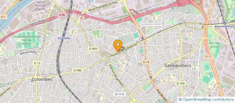 localisation de l'entreprise A M R à ASNIERES-SUR-SEINE