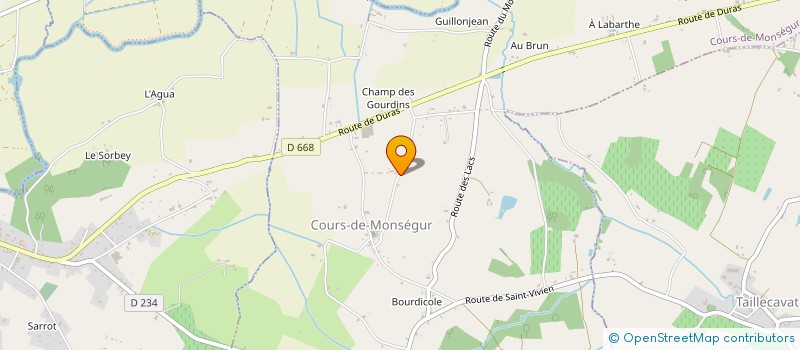 localisation de l'entreprise A M R ASSOC DEVEL MILIEU RURAL  DIEULIVOL