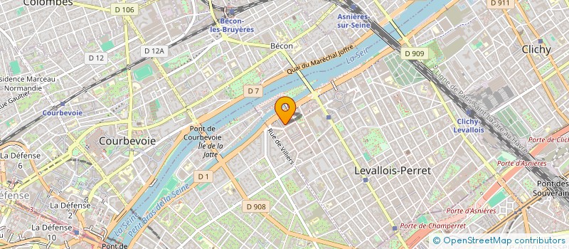 localisation de l'entreprise A.M.R CONSULTING  LEVALLOIS-PERRET