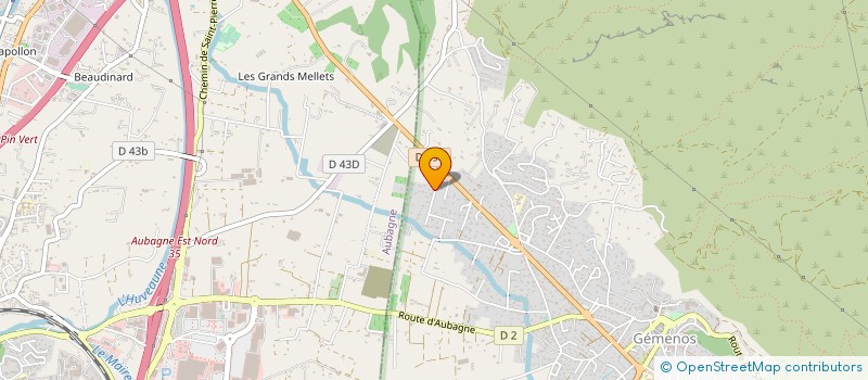 localisation de l'entreprise A.M.R. TECH 13  GEMENOS
