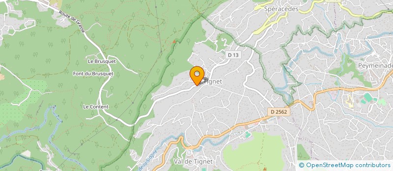localisation de l'entreprise A.M. RELAIS PERFORMANCE à LE TIGNET
