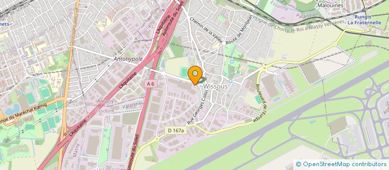 localisation de l'entreprise A M RENOV  WISSOUS