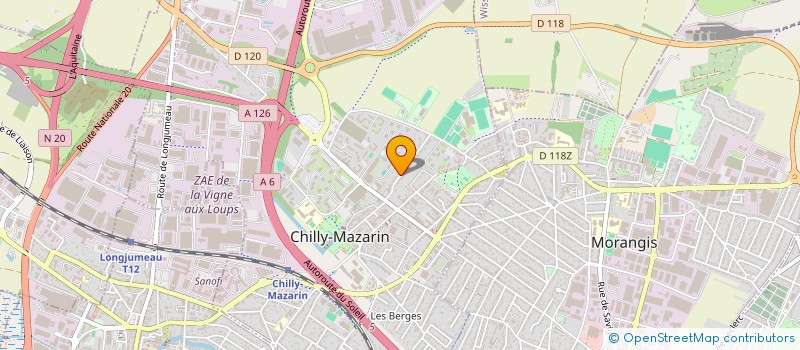 localisation de l'entreprise A M RENOVATIONS à CHILLY-MAZARIN