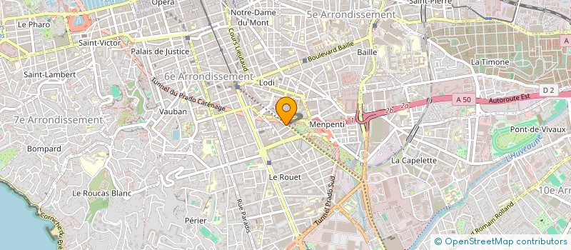 localisation de l'entreprise A&M RESIDENCE à MARSEILLE