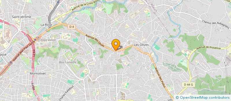 localisation de l'entreprise A.M.S à MARSEILLE