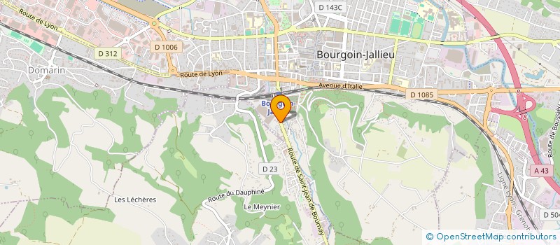 localisation de l'entreprise A M S à MEYRIE