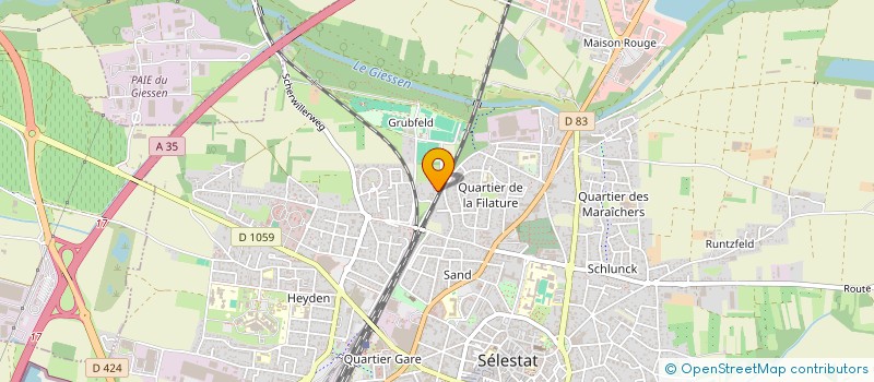 localisation de l'entreprise A-M-S à SELESTAT