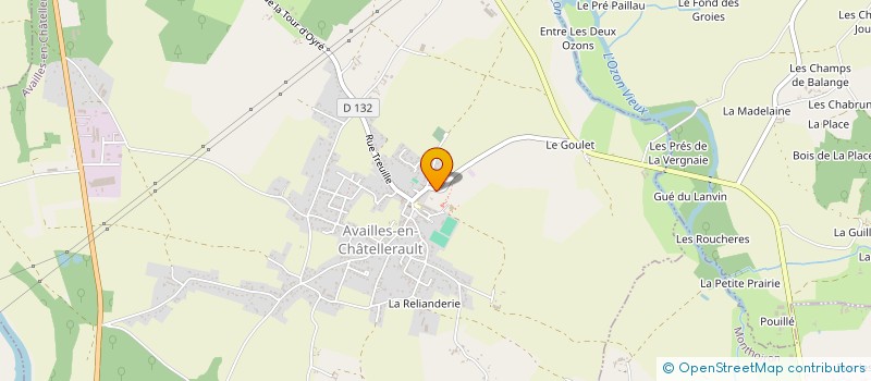 localisation de l'entreprise A.M.S.  NAINTRE