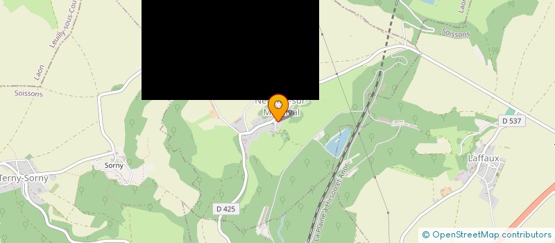 localisation de l'entreprise A.M.S.  NEUVILLE-SUR-MARGIVAL