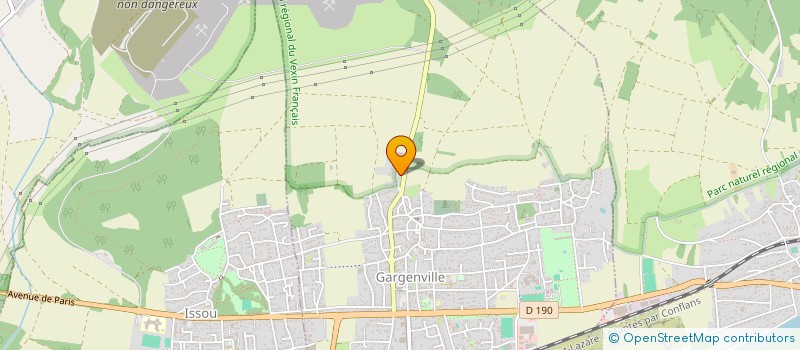 localisation de l'entreprise A.M.S.A.  LAINVILLE-EN-VEXIN