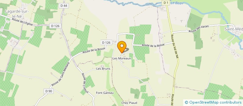 localisation de l'entreprise A M S ACTI MULTI SERVICES à BARBEZIEUX SAINT HILAIRE