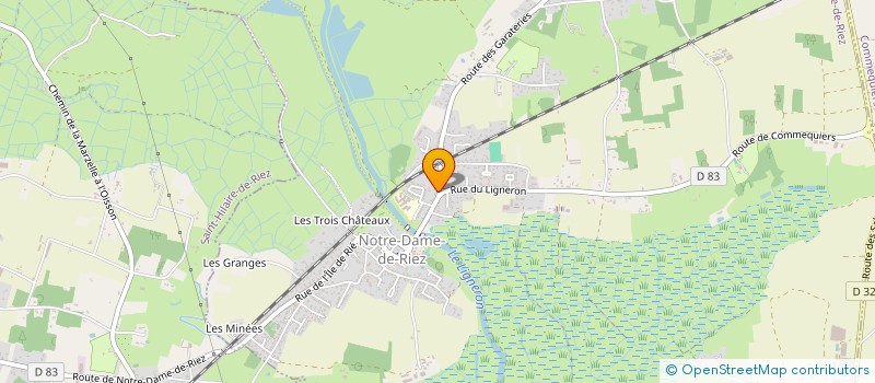 localisation de l'entreprise A.M.S. ATLANTIC MOBIL SERVICES à NOTRE-DAME-DE-RIEZ