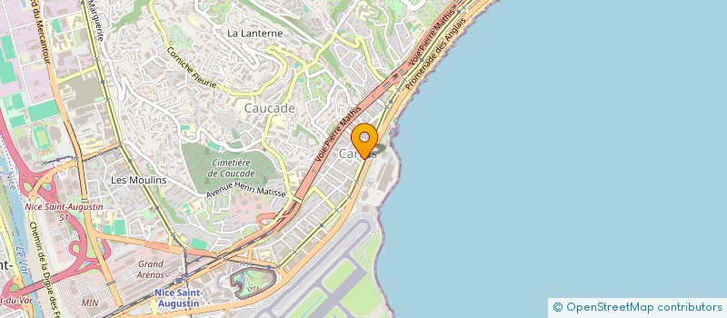 localisation de l'entreprise A M S AUTOMOBILE à NICE