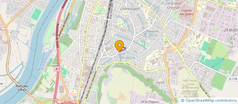 localisation de l'entreprise A.M.S. BATIMENT  VALENCE