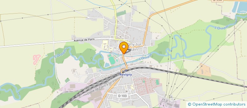 localisation de l'entreprise A.M.S.D. à REVIGNY-SUR-ORNAIN