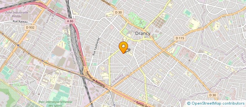 localisation de l'entreprise A.M.S DECO  DRANCY