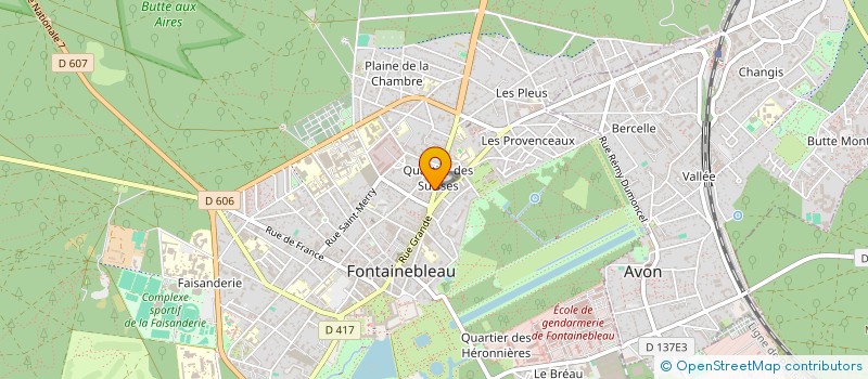 localisation de l'entreprise A M S FRANCE à FONTAINEBLEAU