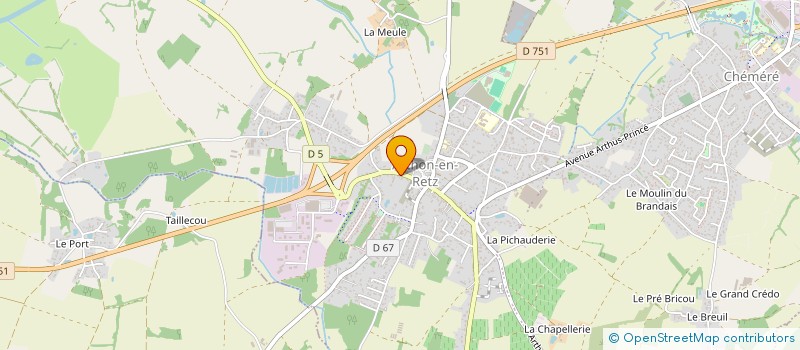 localisation de l'entreprise A.M.S.T.P.  SAINT-PERE-EN-RETZ