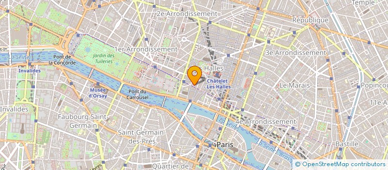 localisation de l'entreprise A.M. SERVICES  PARIS