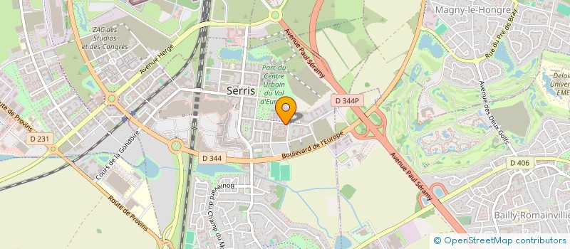 localisation de l'entreprise A-M SPORT  SERRIS