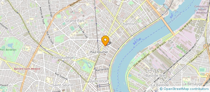 localisation de l'entreprise A&M STUDIO à BORDEAUX