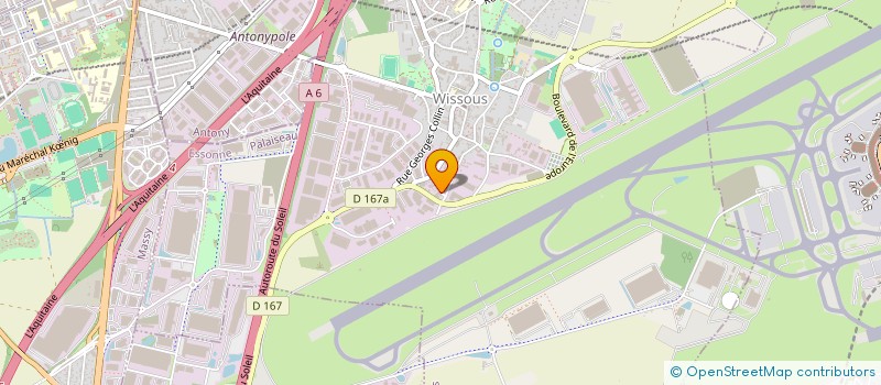 localisation de l'entreprise A.M.T à WISSOUS