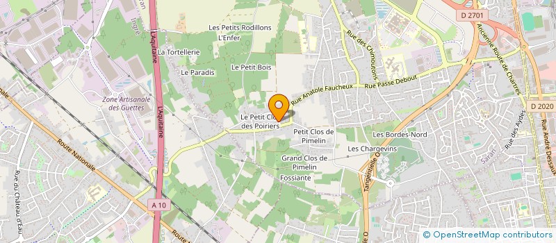 localisation de l'entreprise A.M.T.B  SARAN