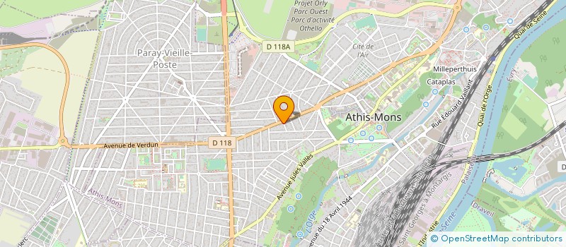 localisation de l'entreprise A M T G - B A T à ATHIS-MONS