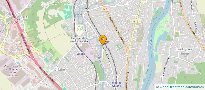 localisation de l'entreprise A M T P  CORBEIL-ESSONNES
