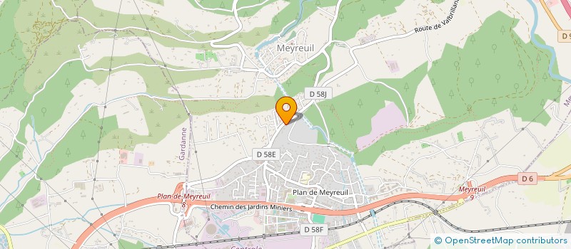 localisation de l'entreprise A.M.T.P. SERVICES  MEYREUIL