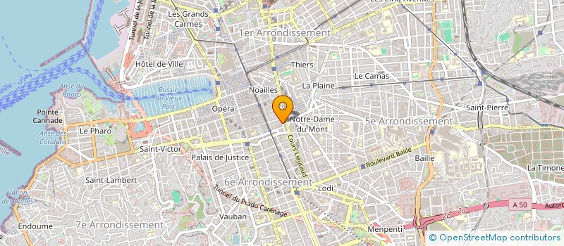 localisation de l'entreprise A.M.T SARL à MARSEILLE