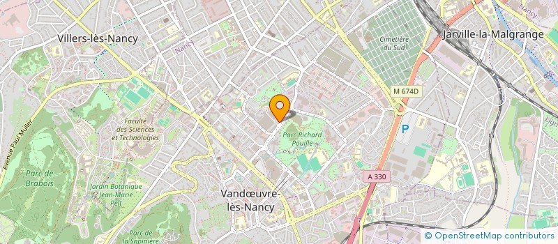 localisation de l'entreprise A&M TRANSPORTS  VANDUVRE-LES-NANCY