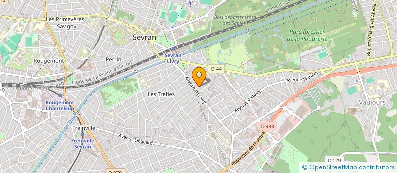 localisation de l'entreprise A.M.V à SEVRAN