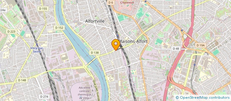 localisation de l'entreprise A.M.W.M. à ALFORTVILLE