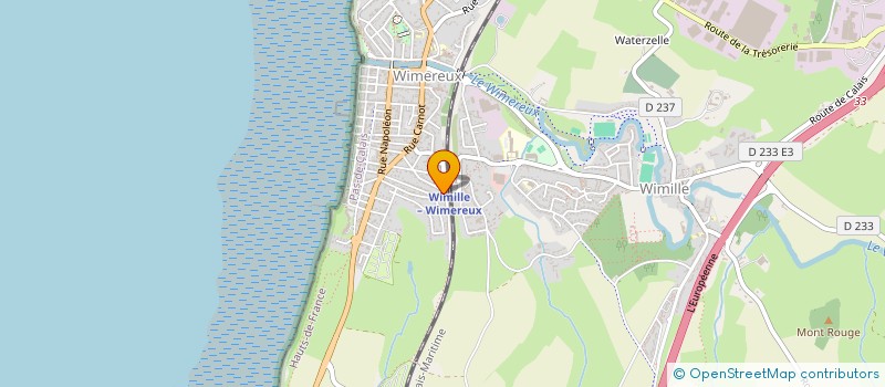 localisation de l'entreprise A.M.X.2  WIMEREUX