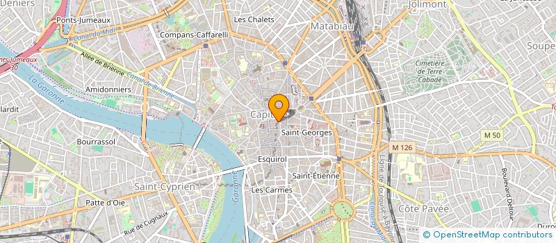 localisation de l'entreprise A.M.Y à TOULOUSE