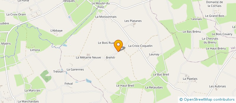 localisation de l'entreprise A.M.Y. à SAINT-JUST
