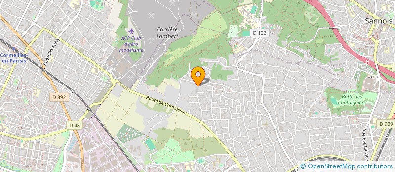 localisation de l'entreprise A.M.Y  ARGENTEUIL