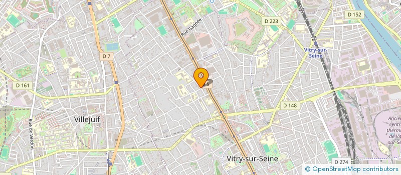 localisation de l'entreprise A.M.Y HABITAT à VITRY-SUR-SEINE