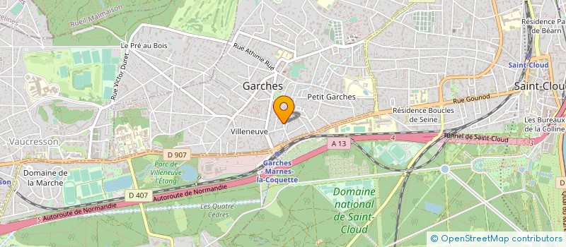 localisation de l'entreprise A.MA.VI à GARCHES