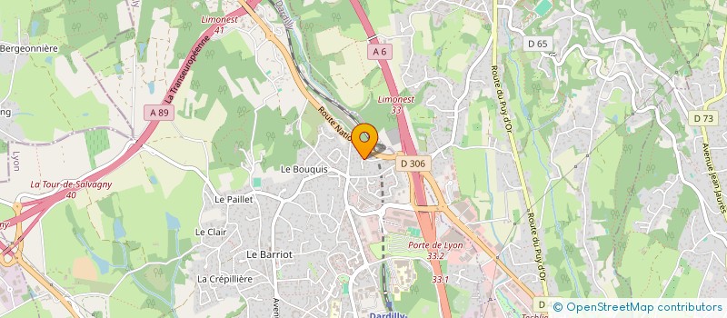 localisation de l'entreprise A.MAIALE  DARDILLY