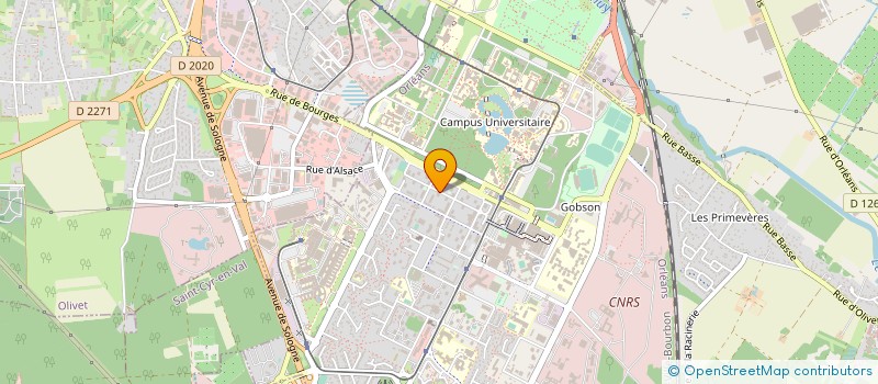 localisation de l'entreprise A MAKKOUH EXPRESS à ORLEANS