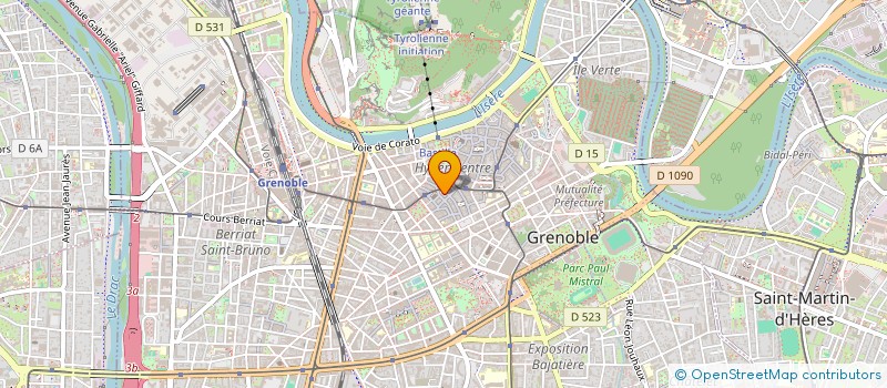 localisation de l'entreprise A. MANILIA  GRENOBLE