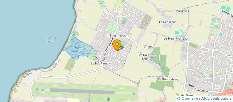 localisation de l'entreprise A MARE LABOR  L'HOUMEAU