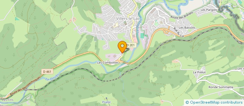 localisation de l'entreprise A MAREDDA  VILLERS-LE-LAC