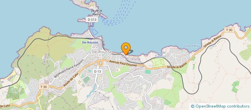 localisation de l'entreprise A MARINELLA  L'ILE-ROUSSE