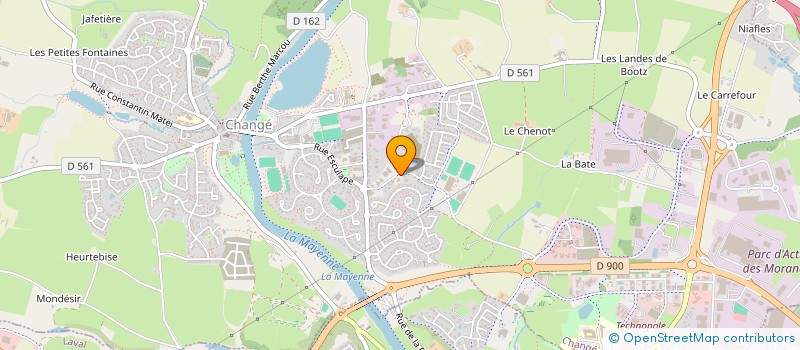 localisation de l'entreprise A.MARION - LHERMELIN à CHANGE